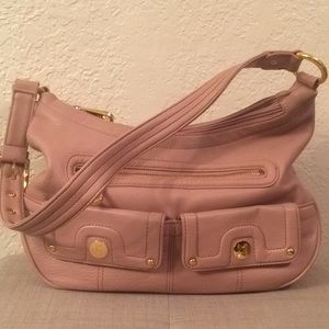 Stone Mountain rose color leather purse